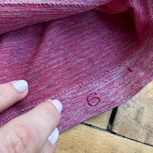 Lululemon Swiftly Tech Long Sleeve Shirt 2.0 Pomegranate / Pink Peony - Picture 3 of 4